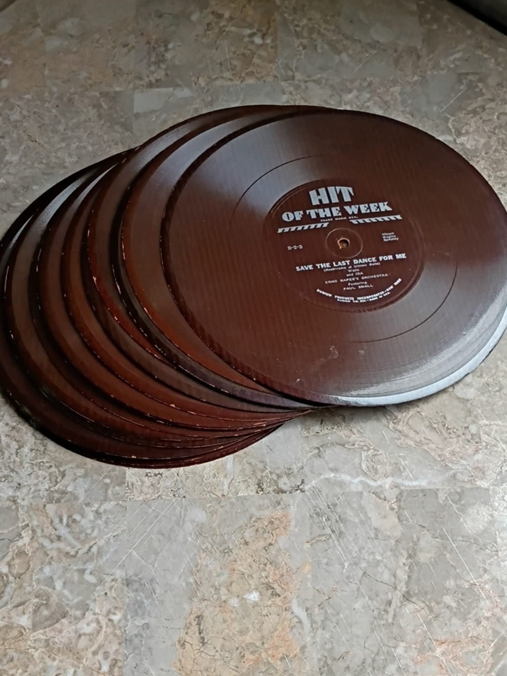 Durium Hit Of The Week 1930's Record Collection (78's) 25 in all.